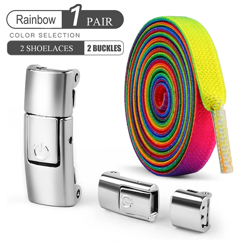 8mm Schnürsenkel ohne Binden, Pressverschluss Schnürsenkel, Elastische Schnürsenkel, Sneaker Kinder Erwachsene, Verbreiterte flache Schnürsenkel für Schuhe