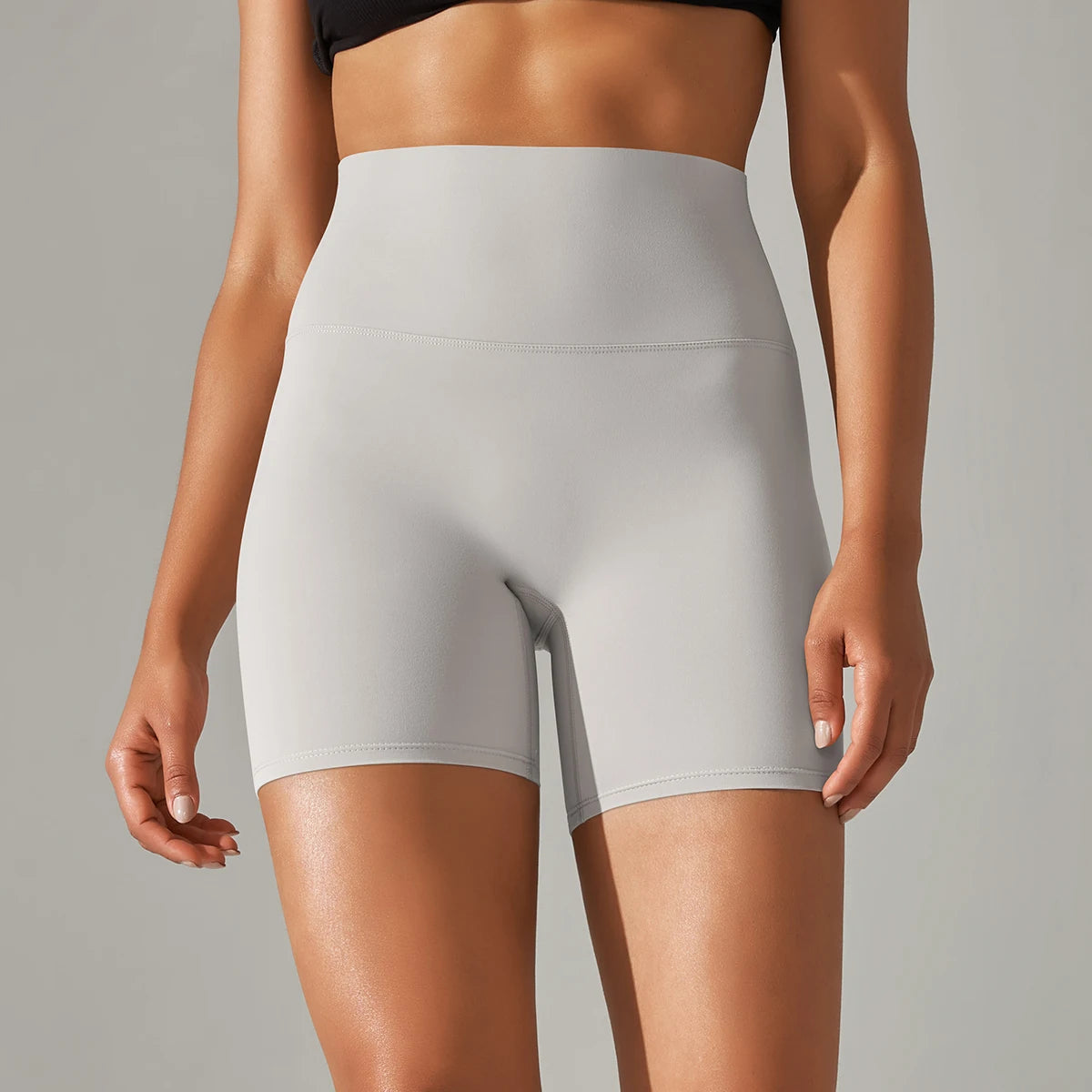 1PC Yoga Shorts Women Fitness Shorts Running Cycling Shorts Breathable Sports Leggings High Waist Summer Workout Gym Shorts