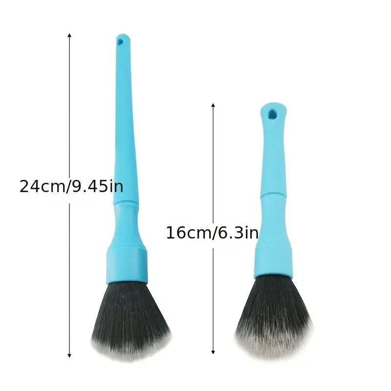 2 Pcs Car Interior Dust Sweeping Soft Brush Car Washing Tool Keyboard Gap Car Dust Brush out Trend Cleaning Brush