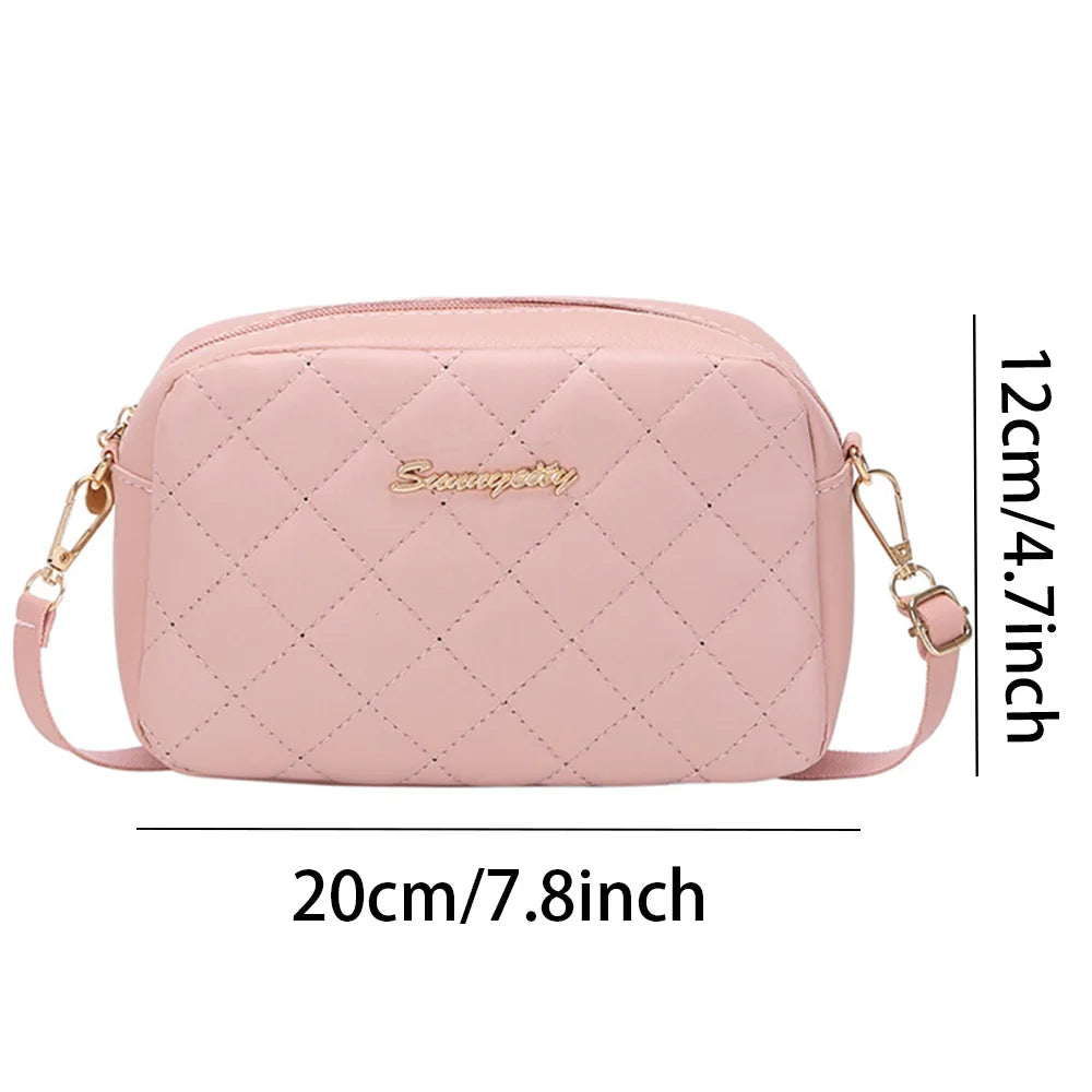 2024 Quaste Kleine Umhängetasche für Damen Trend Lingge Stickerei Kamera Damen Umhängetasche Mode Kette Damen Crossbody Taschen