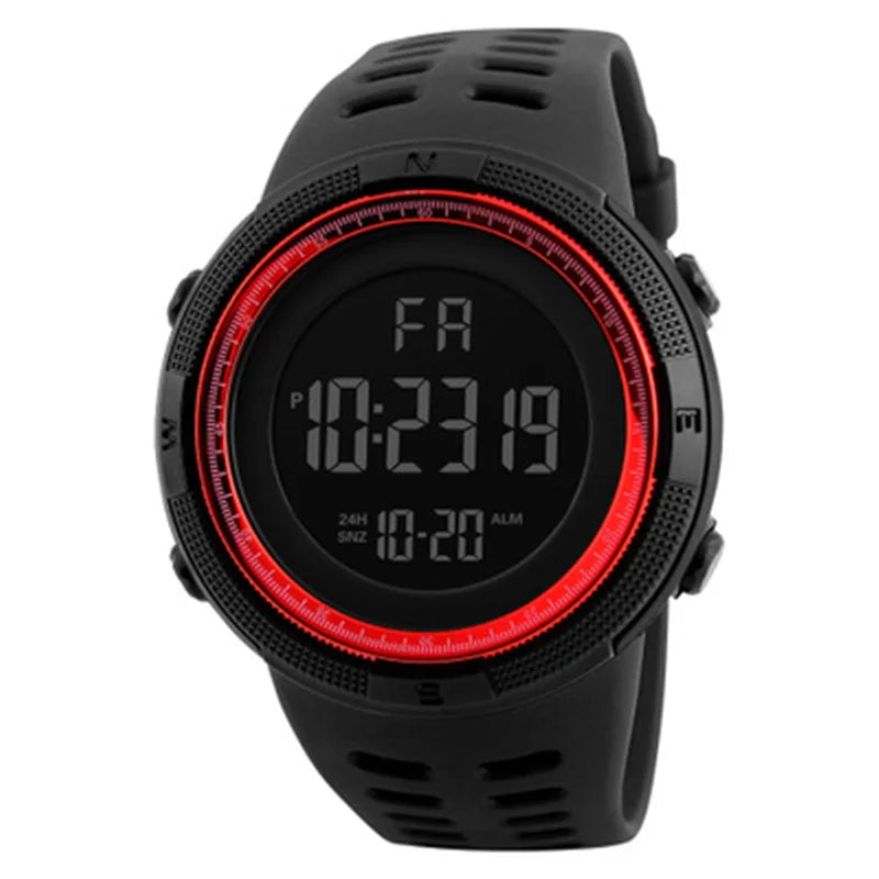 Elektronische Uhr für Herren, Militär-Sportuhren, leuchtende Multifunktions-LED-Digital-Armbanduhr für Männer, Kinder, Jungen, Studenten, Jugendliche