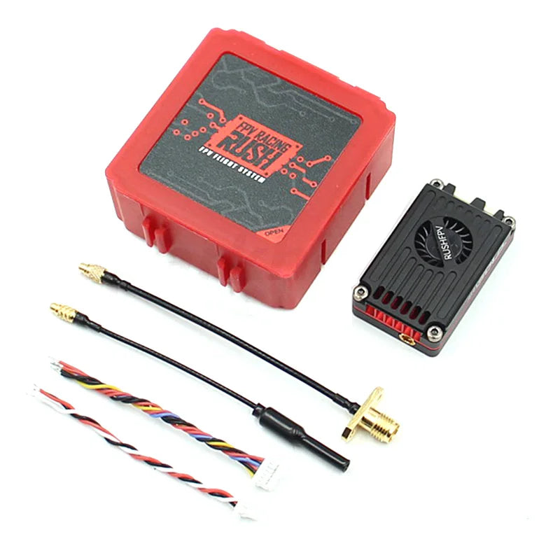 RUSH TANK MAX SOLO 2.5W VTX Video Transmitter High Power 48CH VTX with CNC shell for RC FPV Long Range Fixed-wing Drones - Shoppiline