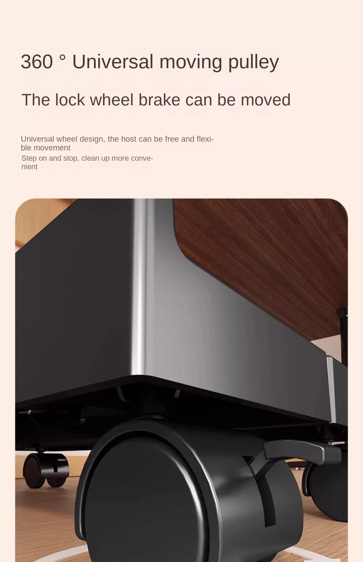 Mobile PC Tower Stand Adjustable Shelf Computer CPU Holder Telescopic Desktop Stand Computer Bracket Cart With Rolling Caster - Shoppiline