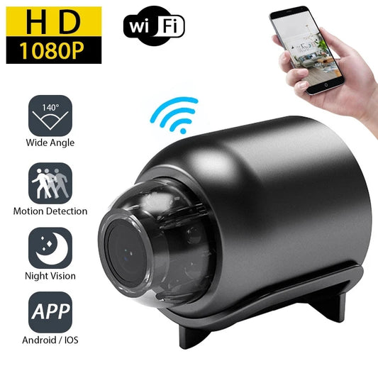 New X5 Mini Night Vision 1080P Wireless Surveillance Camera Lightweight Clear Portable Motion Detection Premium Quality