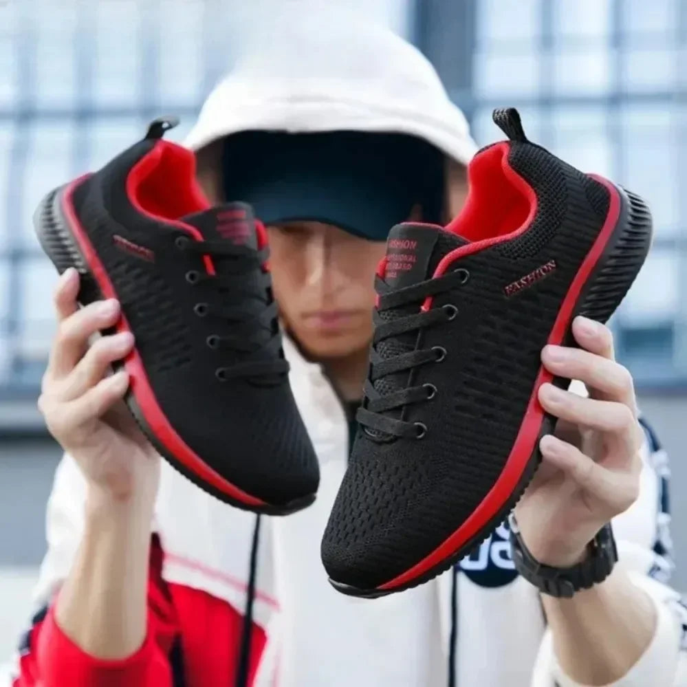2026 Men Running Walking Knit Shoe Casual Sneakers Breathable Sports Running Athletic Gym Lightweight Outdoor Women Shoes Size