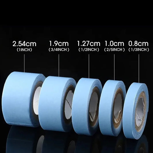 3YARDS Hair SystemsTape For Lace Front Blue Double Sided Wig Tape For Hair Extensions Adhesive Tape Wig Styling Tools