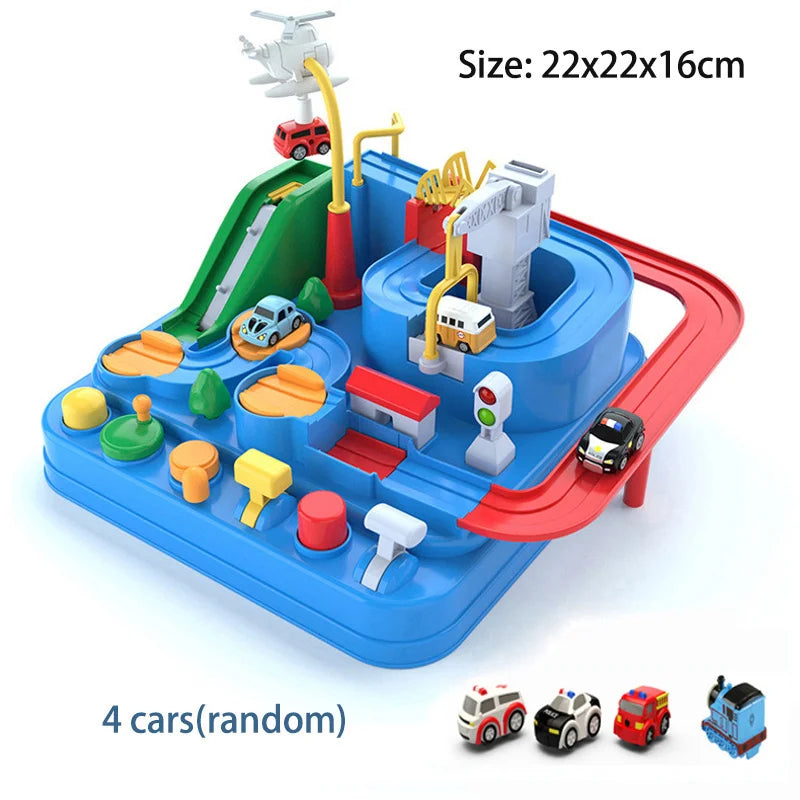 Racing Rail Car Model Space Aerospace Animals Educational Toys Children Train Track Adventure Brain Mechanical Interactive Game - Shoppiline