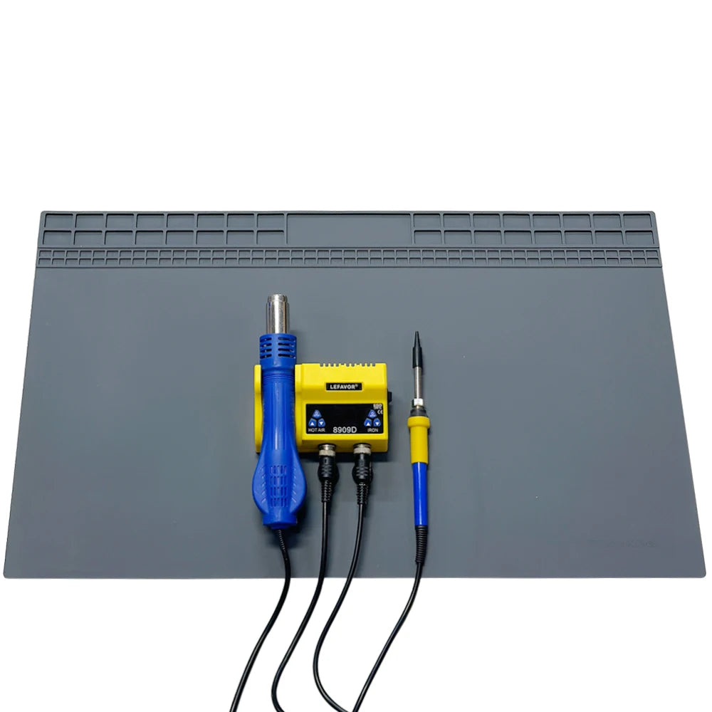 Silicone Soldering Mat Pad Desk Platform  for Welding Station Iron Phone PC  Repair Magnetic Heat Insulation No Lead S-160