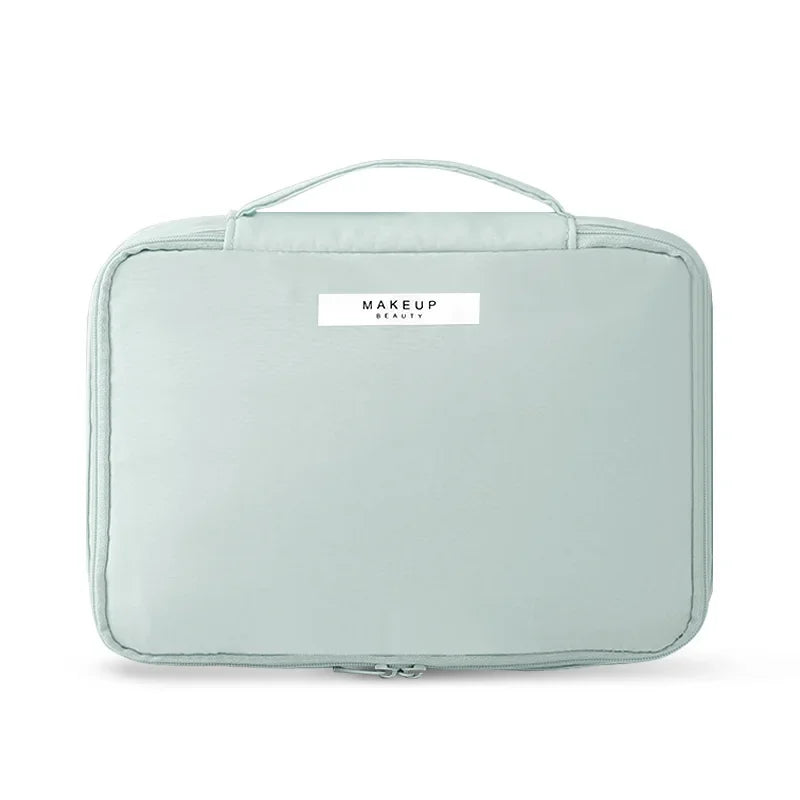 Damen tragbare Kosmetiktasche mit hohem Erscheinungsbild, große Reise-Waschtasche, dreidimensionale Make-up-Aufbewahrungstasche
