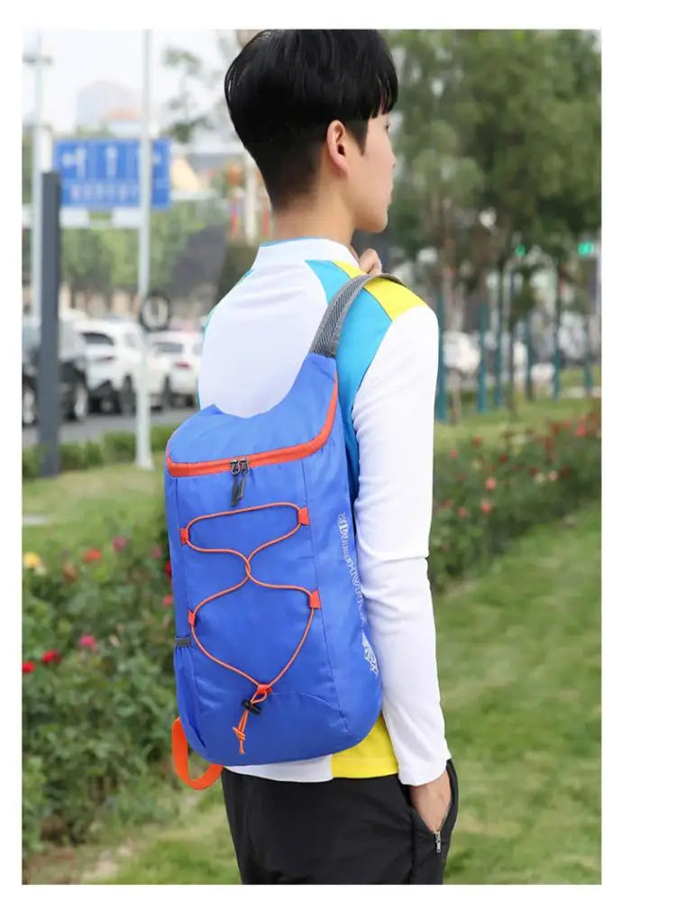 Cross border new outdoor waterproof bicycle backpack, large capacity cycling and hiking backpack