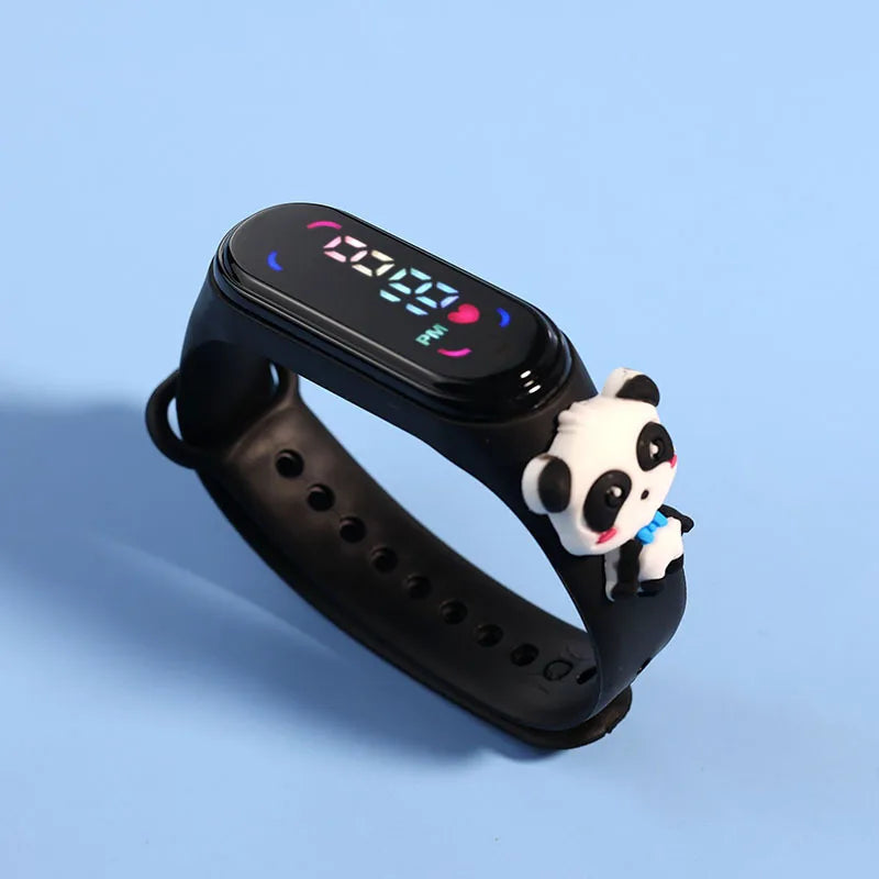 Mode Mickey Kinderuhren für Mädchen Elektronisches Armband Sport Touch LED Spiderman Puppe Kinderuhr Frauen Wasserdichte Uhr