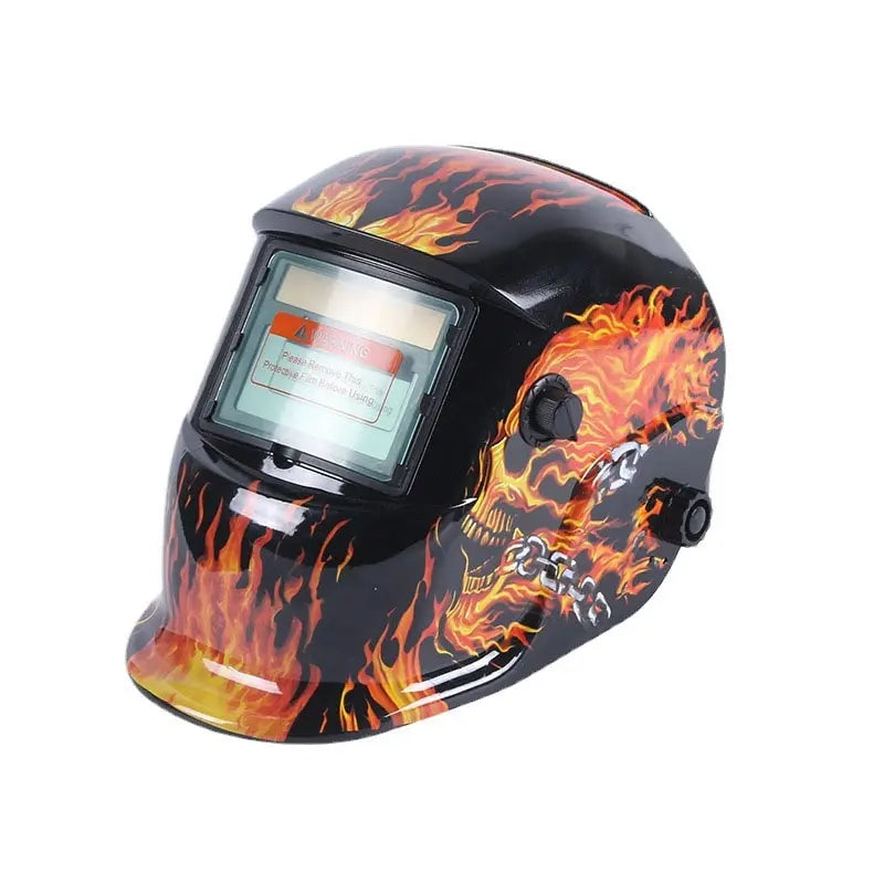 AIRAJ Welding Helmet Auto Darkening Welding Mask For TIG MIG ARC Welder Machine Large View True Color DIN9-13 93*42MM Vision - Shoppiline