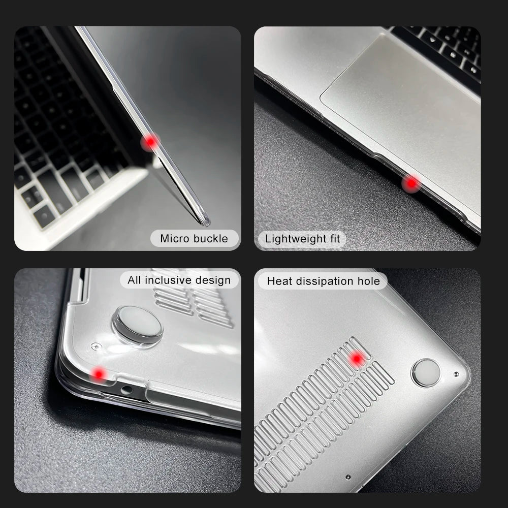 Laptop Case for Macbook Air 13 Case 2026 Neo A18 Pro 16 M3 Funda M1 Pro 13 M5 Air 13.6 15 for Macbook Pro 14 case M5 M4 2025 M2