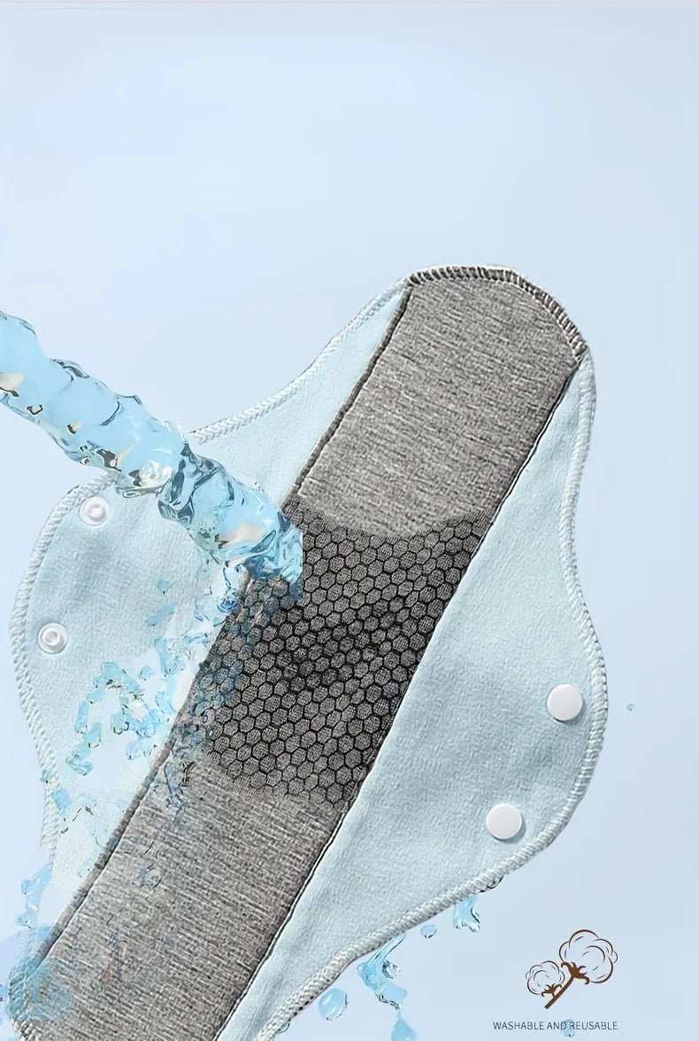 1/2/4pcs Leak-Proof & Waterproof Washable Incontinence Pads with Graphene Aseptic Technology for Elderly Care