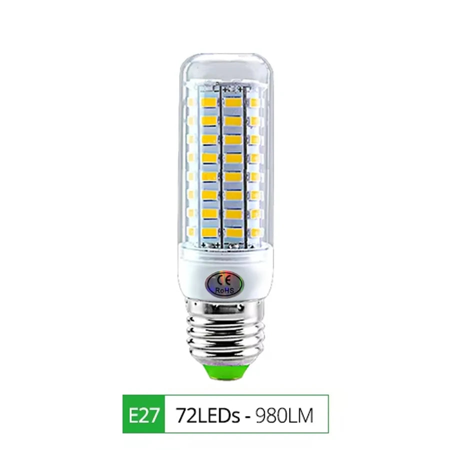 E27 E14 LED Lamp SMD 5730 220V Corn Light Bulb 24 36 56 72 LEDs Energy Saving Lamp Ampoule LED Chandelier Lighting for Home