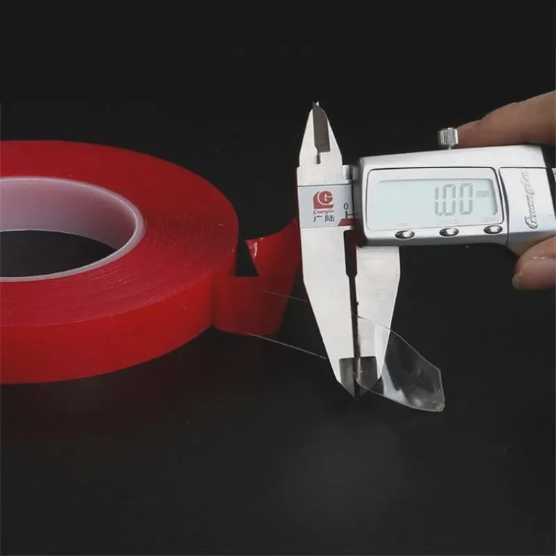 Double-Sided Adhesive Tape Nano Tape 3.3m /6/8/10/15/20/25/30Mm Width Transparent Tape Washable Adhesive Nano Traceless Sticker Glue