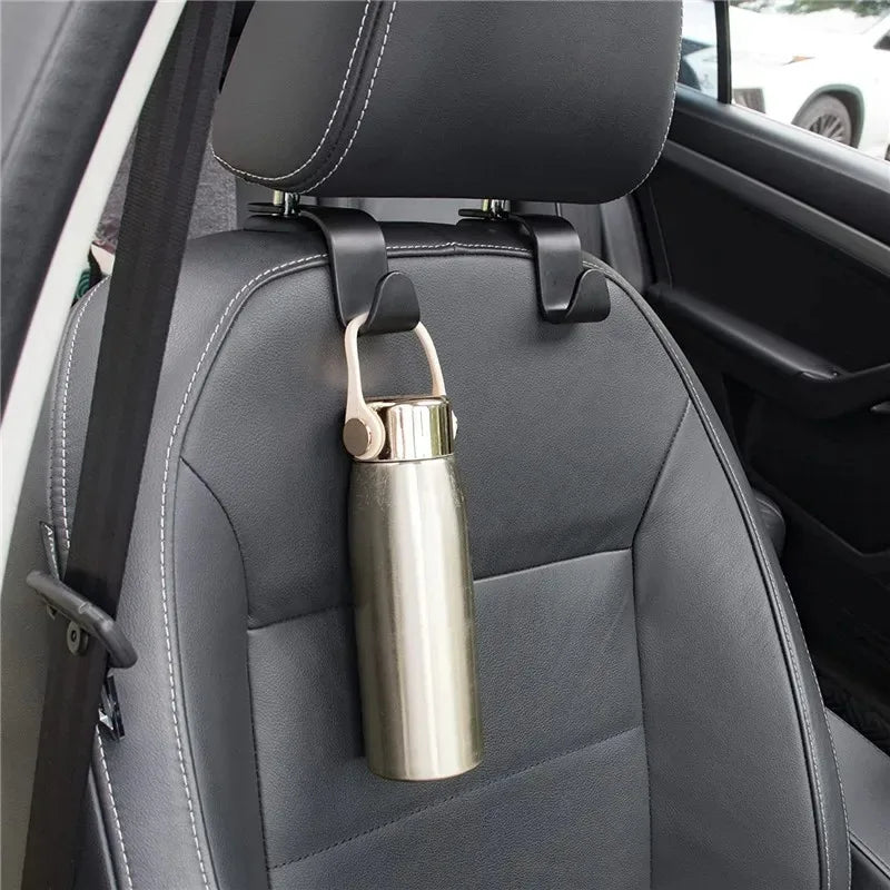 2/4/8 PCS Car Seat Back Hook Universal Car Single Hook Hanger Headrest Storage Hanger Clip High Quality Car Interior Accessories