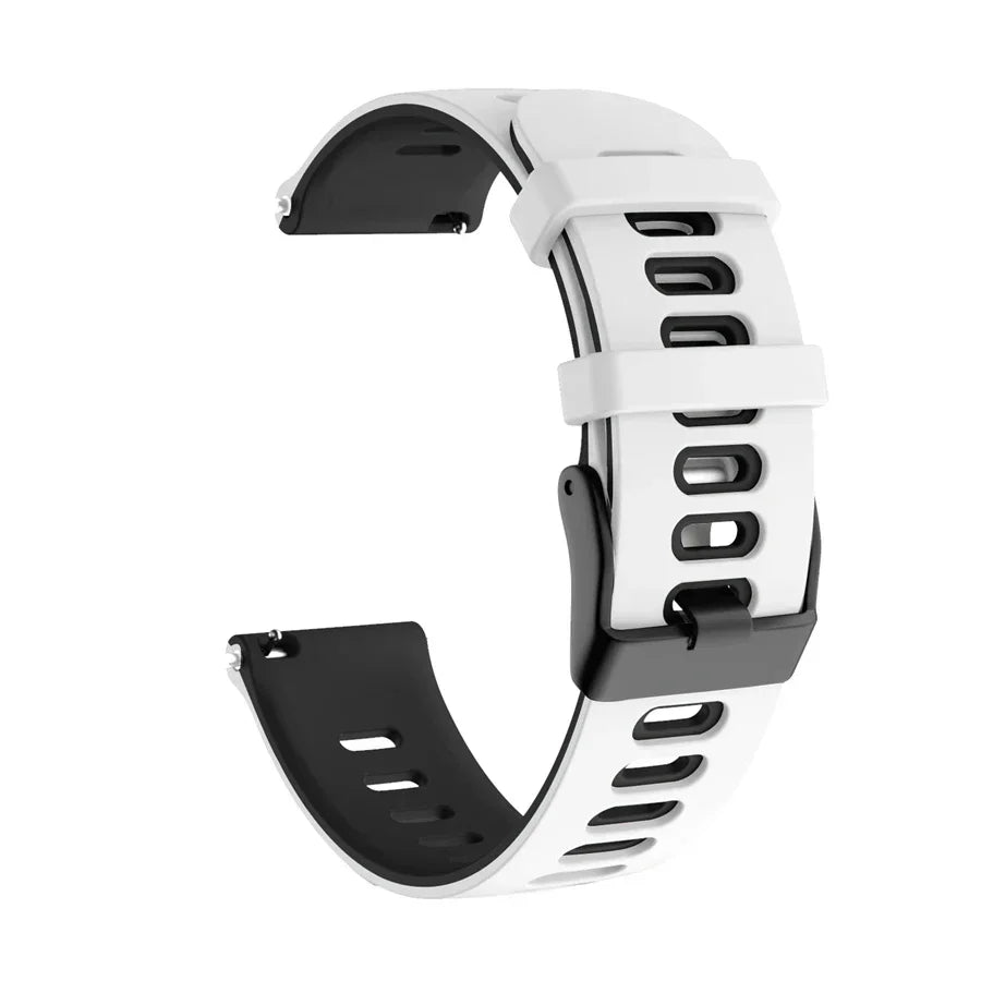 20mm 22mm Strap For Samsung galaxy watch 7 6 5 4 5 pro 44mm/40mm Silicone bracelet Huawei Watch gt 2/3/4/2e Amazfit bip strap