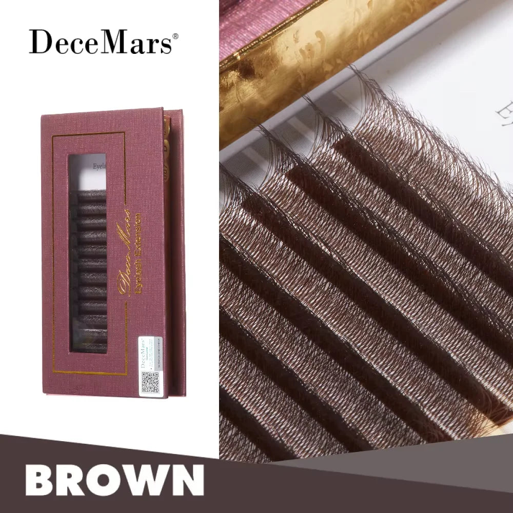DeceMars 5D - W Shaped Eyelash Extension (12line/Tray) for Makeup