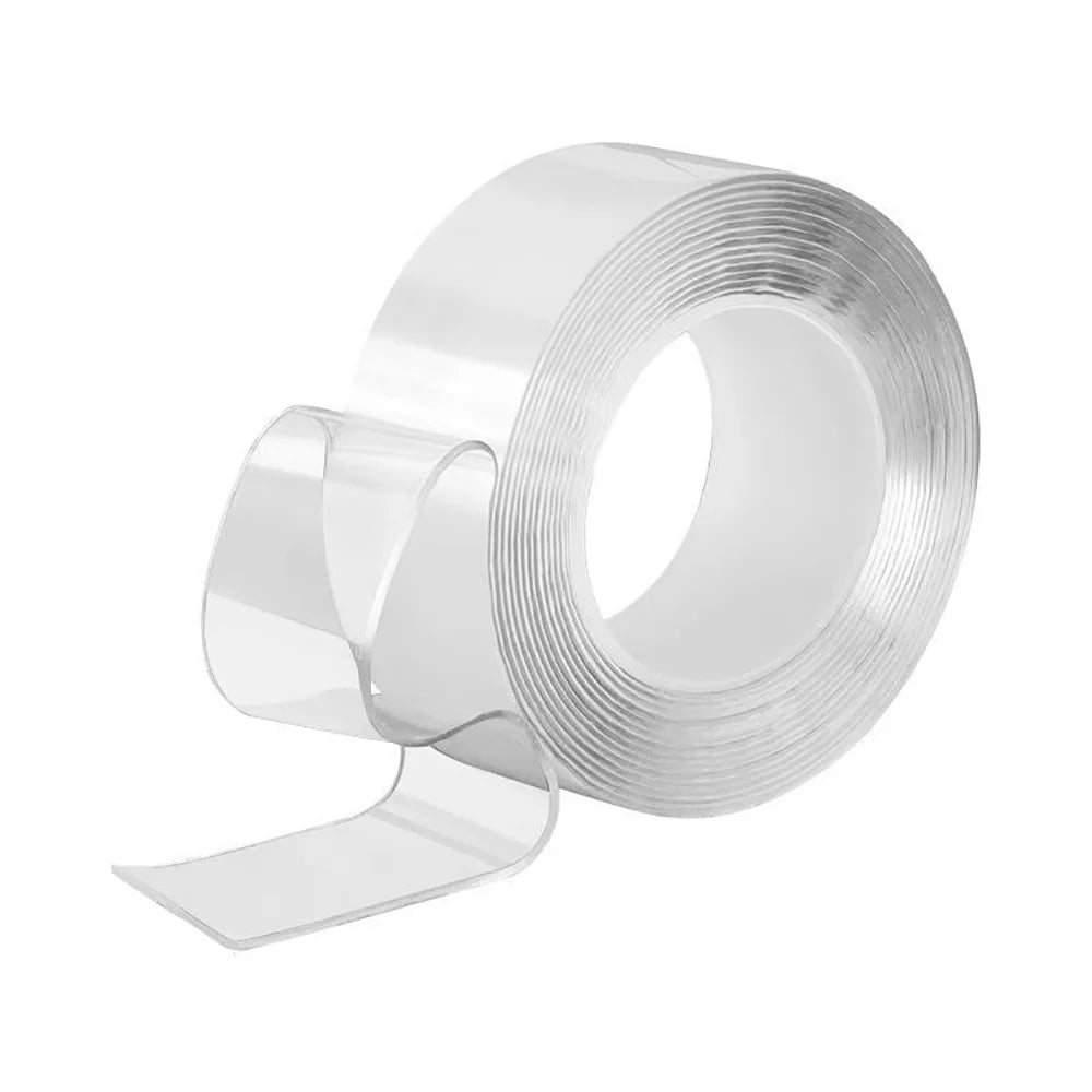 1/3/5m Nano Tape Double-Sided Adhesive Tape Waterproof Transparent Reusable Mounting Tape Heat Resistance Professional Home Tape