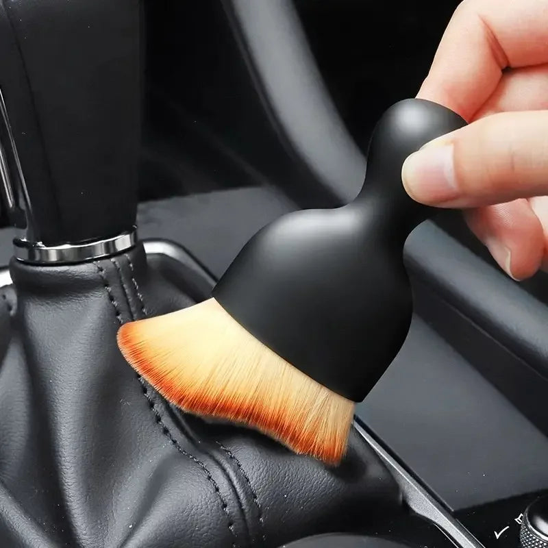 Auto-Lüftungsreiniger weiche Bürste mit Gehäuse Auto-Innenraumreinigungswerkzeug Künstliche Auto-Bürste Auto-Spaltenentstaubung Auto-Detailing