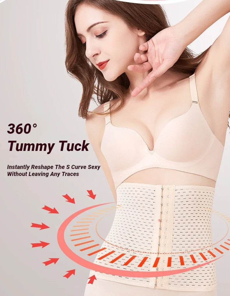 Postpartum Corset Women Body Shapewear Black Belly Band Tummy Slimming Shaping Shaper Flat Belly