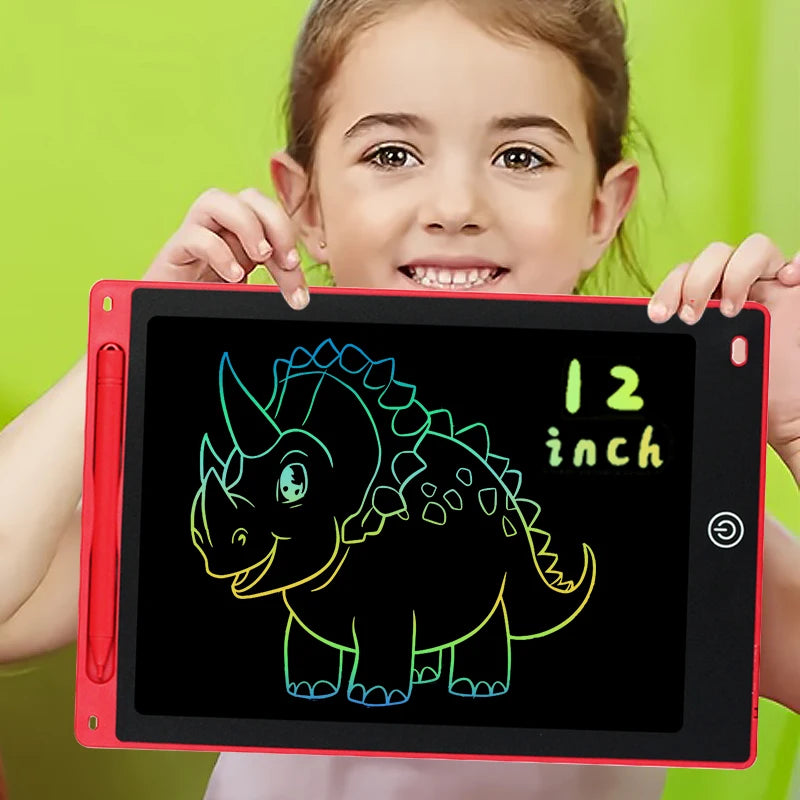 RSP 12 Inch LCD Drawing Board Electronic Writing Tablet Colorful Screen Doodle Board Educational toy For 3-8 Kids Birthday Gifts