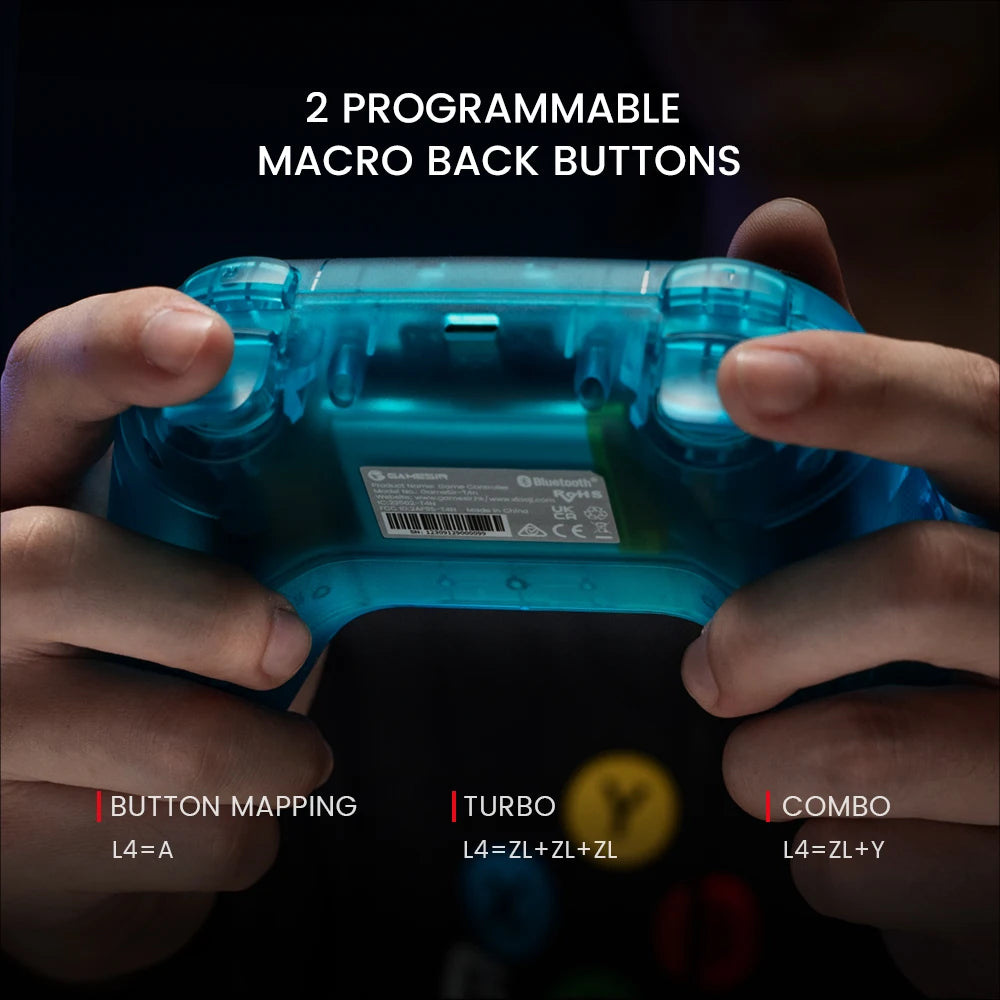 GameSir Nova Wireless Switch Controller Bluetooth Gamepad Hall Effect Joystick for Nintendo Switch iPhone Android Phone PC