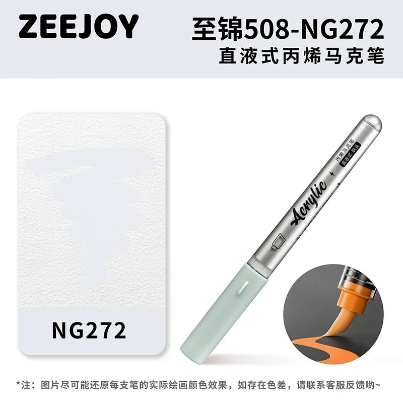 ZEEJOY 120/12/1 Colors Direct Liquid Acrylic Marker Pens Waterproof Pen Soft Brush Nib for Manga School Art Supplies Stationery