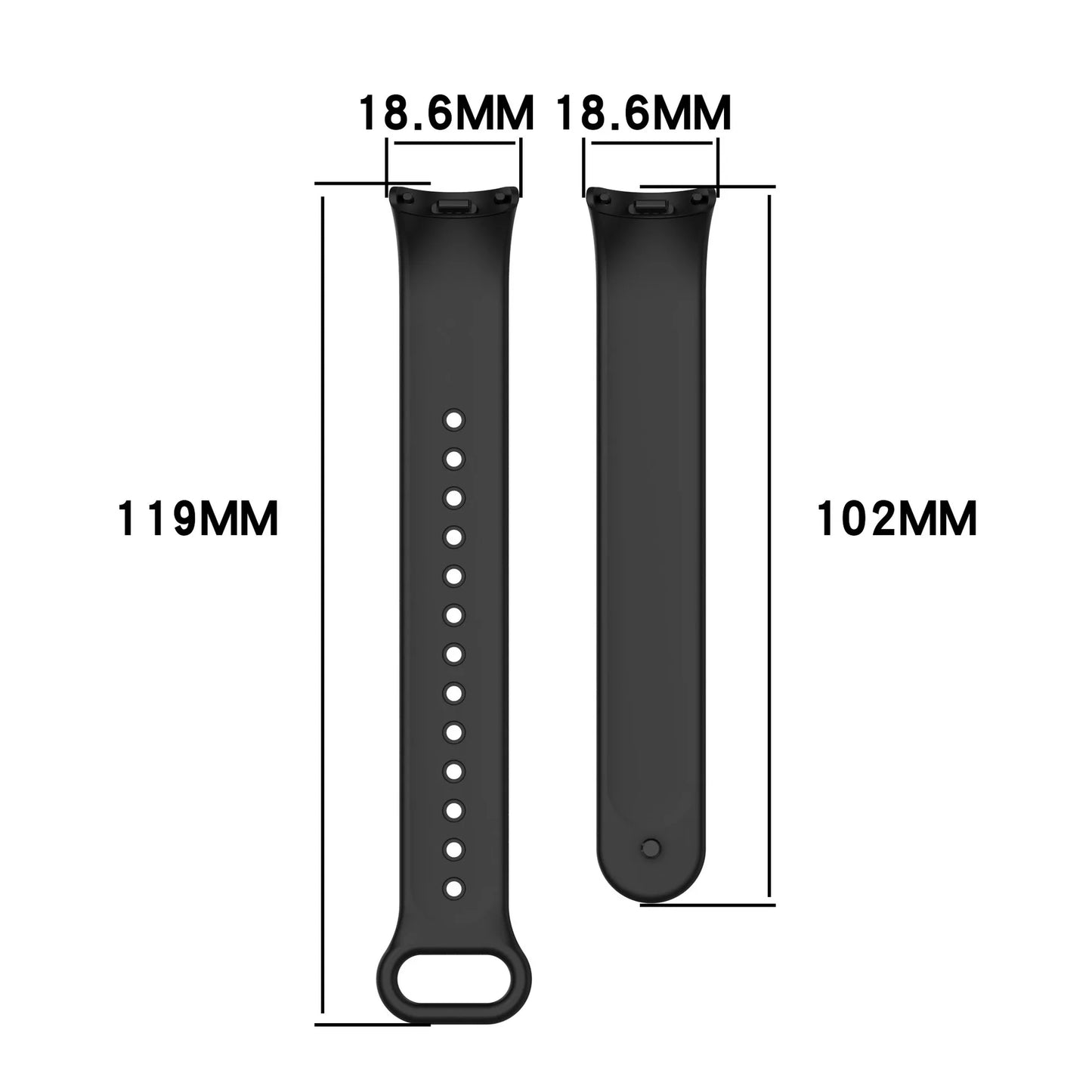 Bracelet en silicone pour Xiaomi Mi Band 10 9 8 Bracelet NFC Sport en caoutchouc pulseira Correas Accessoires Xiaomi Smart Band 10 9 8