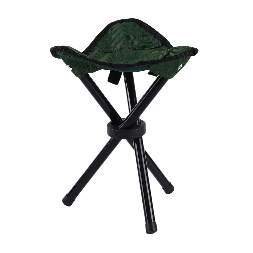Portable Outdoor Folding Three-Legged Stool for Camping & Fishing