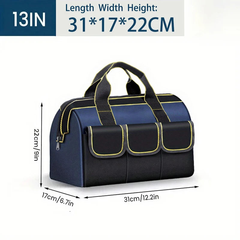 Multifunctional 13in-23inch Tool Bag Thicken big Capacity Waterproof Wear-Resistant Toolkit MultiPocket Electrician Storage Bag - Shoppiline