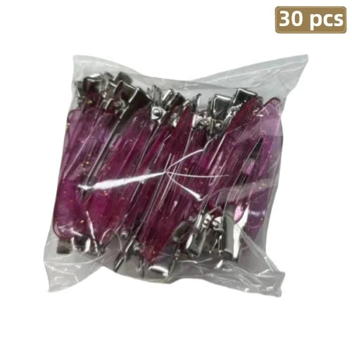 30/120Pcs Women's Model, Solid Color Fashionable and Simple, Cute and Sweet Hair Clip, Suitable for Use with Bangs and Side