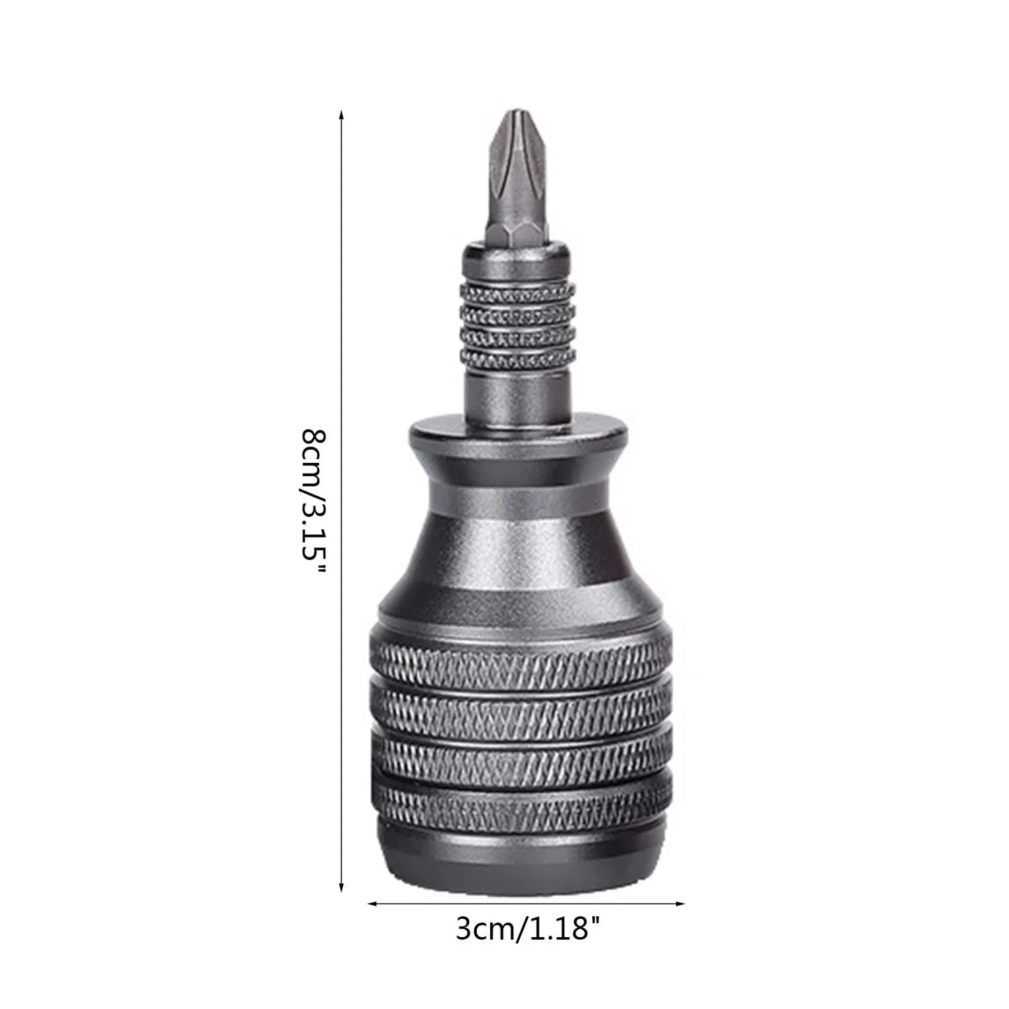 7-in-1 Mini Screwdriver Strong Magnetic Tip Palm Screwdriver Ratchet Screwdriver Mini Quick Ratchet Screwdriver Set