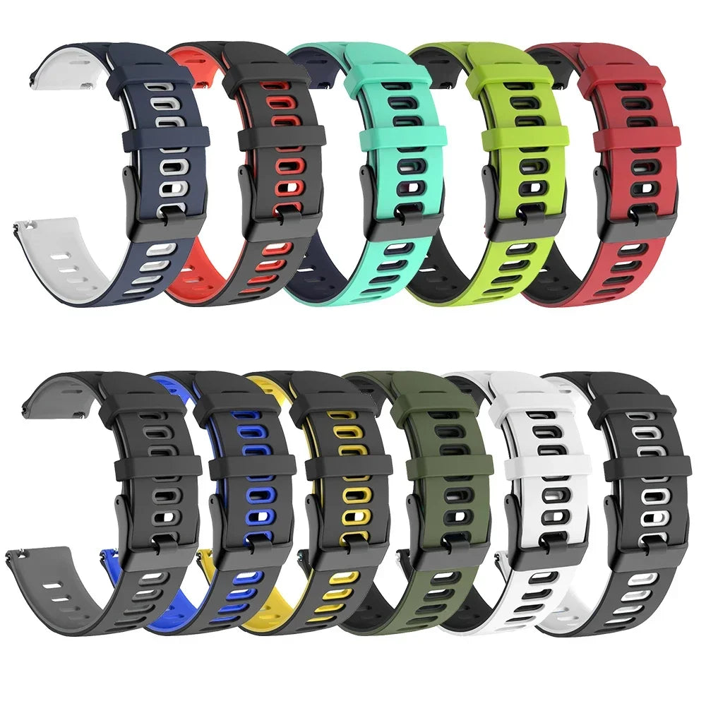 22/20mm Uhrenarmbänder für Galaxy Watch, Huawei Watch GT, Amazfit GTS, Polar Unite / Grit X, Garmin, Samsung Gear Smartwatch-Armbänder