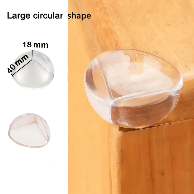 4Pcs/10PCS Children Baby Safety Silicone Protector Table Corner Edge Protection Cover Children Anticollision Edge Guards