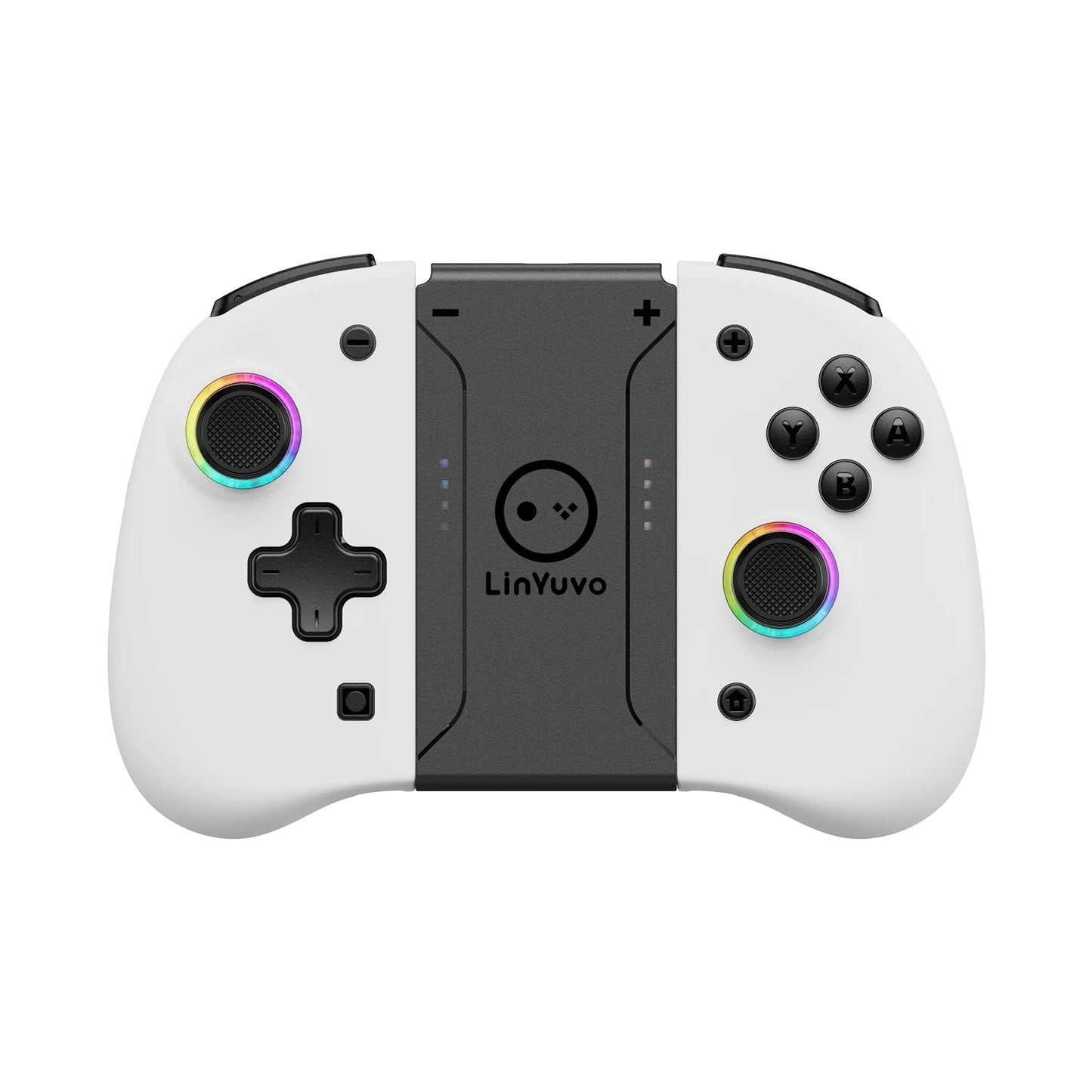 Manette sans fil LinYuvo KS37 Meteor Light pour Switch/Switch OLED, avec fonctions programmables, gyroscope 6 axes, Turbo et vibration