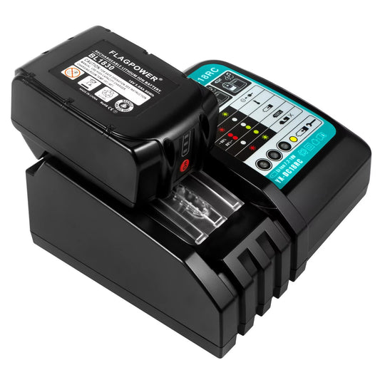 DC18RC Li-ion Battery Charger For Makita 14.4V 18V BL1830 Bl1430 DC18RF BL1815 BL1415 LXT400 BCl180W DC18RD DC18RE DC18SF BL1860