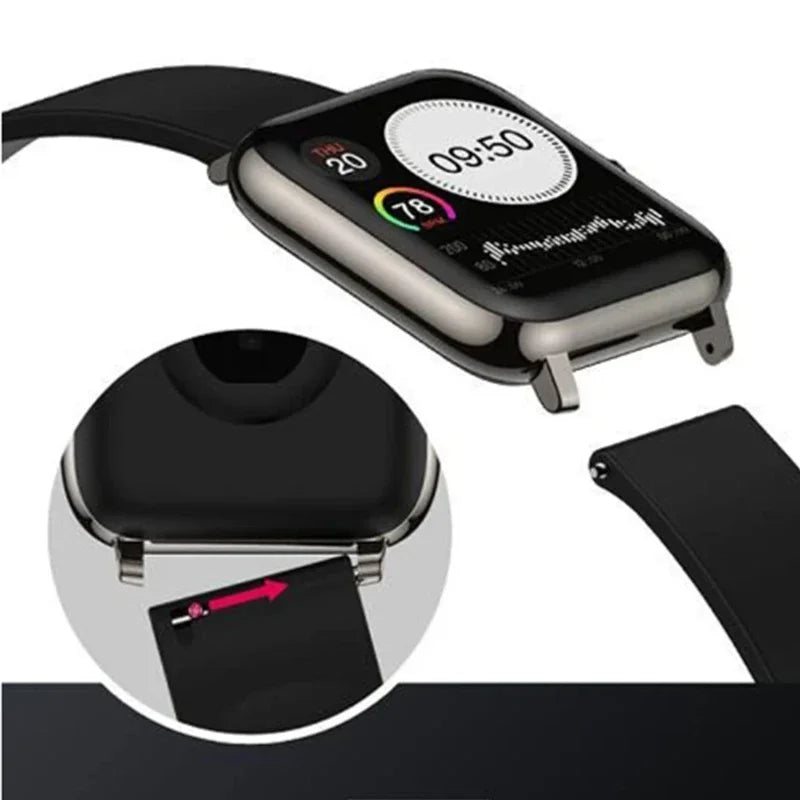 Hot Sell 20MM 22MM Silikon Uhrenarmband 20/22mm Universal Armbanduhrband für P22 Smartwatch & Andere Uhren Armband