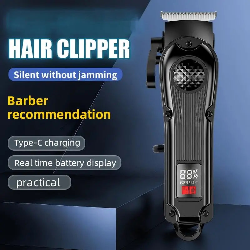 Electric Hair Clipper Bald Head Grooming Tool Self-Shaving Reasoning Barber Machine for Professional And Home Use