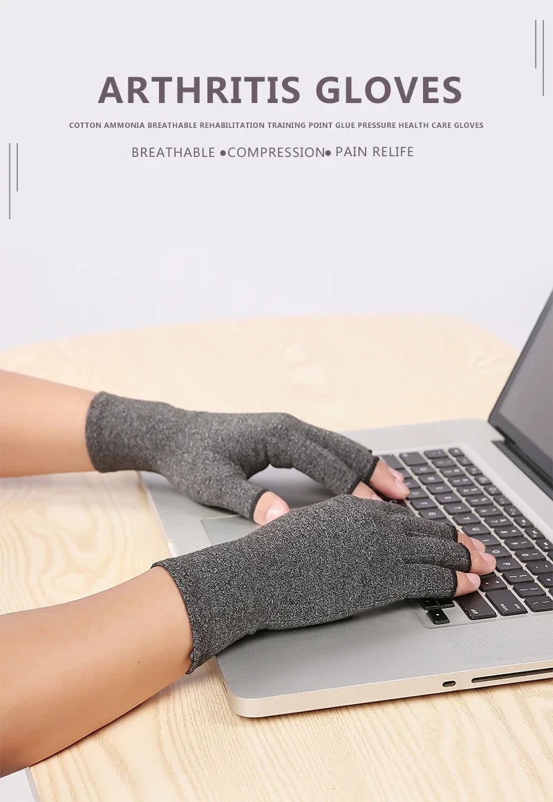 Compression Arthritis Gloves Cotton Joint Pain Relief Wrist Support Hand Brace Women Men Therapy Wristband Compression Gloves