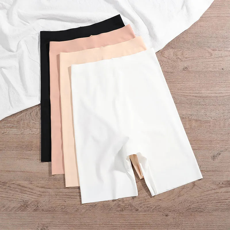 1Pc/4Pcs/Pack Hot Sale High Waist Women Long Leg Panty Comfortable Seamless Long Panties Tummy Tight Seamless Shorts Panties