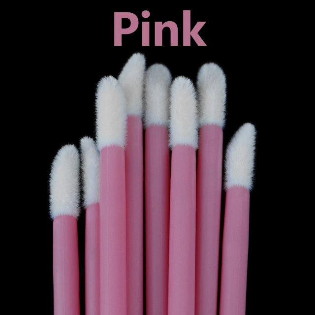 50 Pcs Disposable Cosmetic Lip Brush Makeup Lipstick Mascara Wands Applicators Eyelash Cleaner Lip Gloss Make Up Brushes Tools