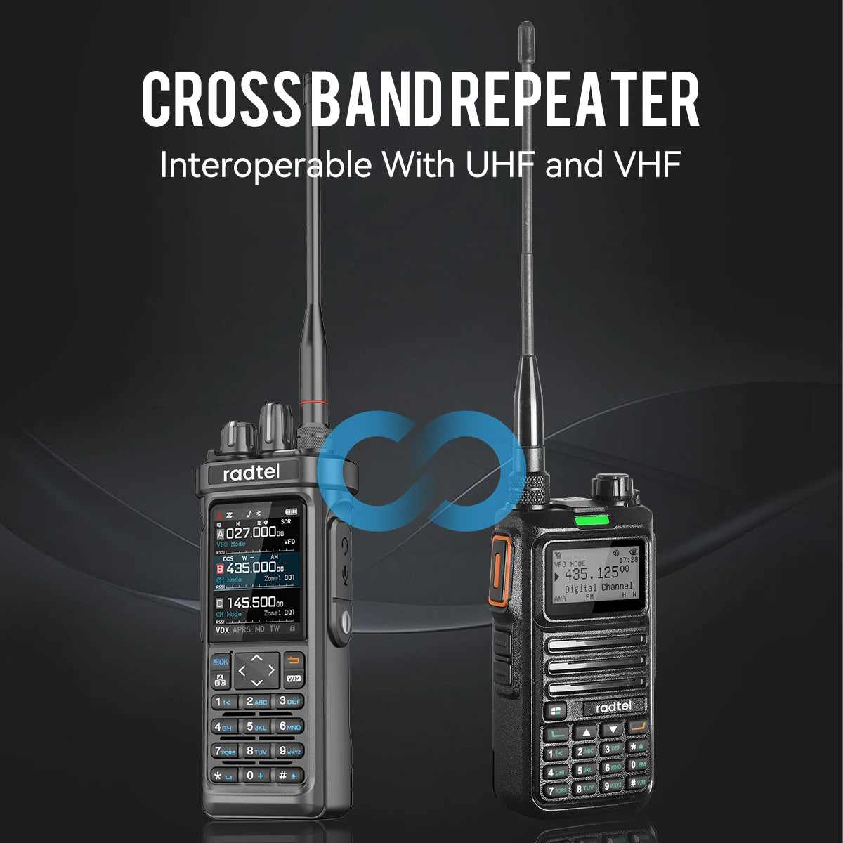Radtel RT-950 PRO Walkie Talkie AM/FM/CB/LSB/USB/CW Receiver with GPS APRS 10W Bluetooth Phone Programming Ham Radio RT-950PRO - Shoppiline
