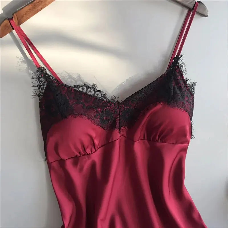 Ensemble de pyjama pour femme, col en V, dentelle, lingerie sexy, shorts de nuit, vêtements de nuit, nouveau