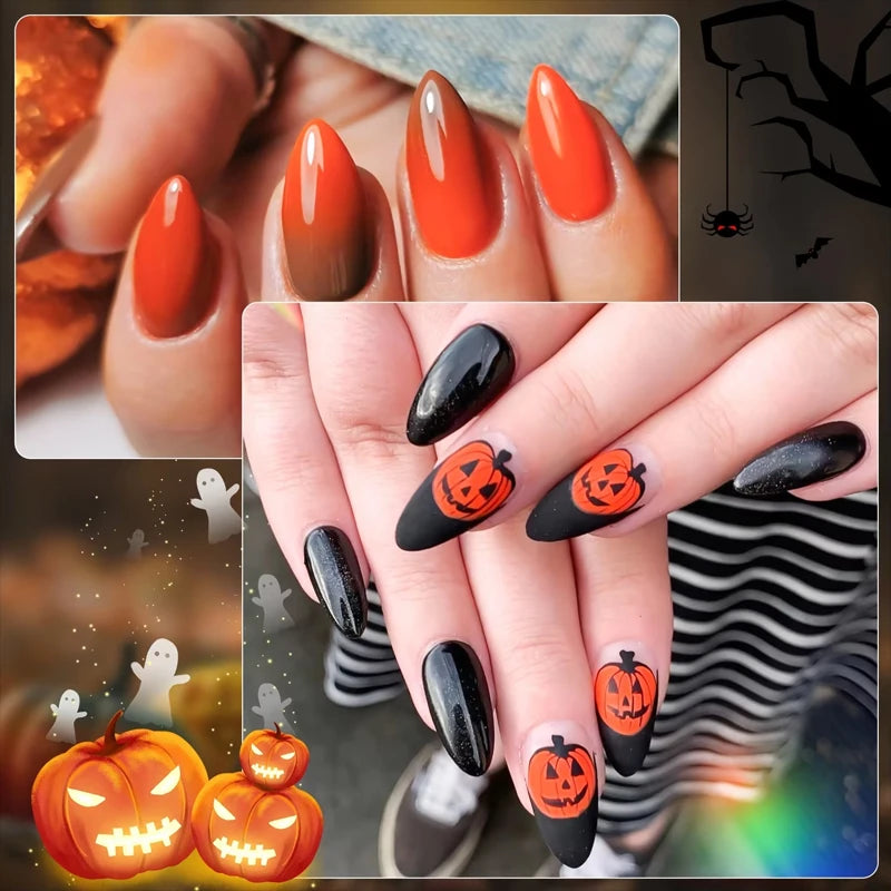 Almond False Nail Tips Clear Matt Soft Fake Nails Extension 12 Sizes for Home DIY Nail Salon Manicure