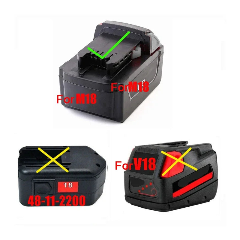 Power Tool Parts For Makita For DeWalt For Bosch For Milwaukee For Ryobi lithium Battery Flashlight Working Light Camping Lamp - Shoppiline