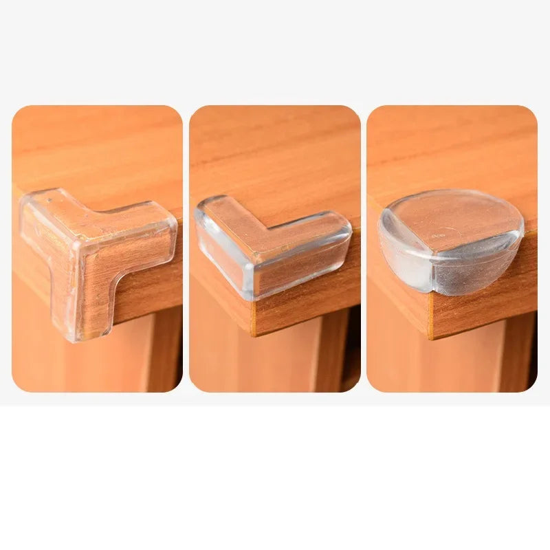 4 protège-coins de table en silicone pour bébé, protection des bords, protection anti-collision pour enfants