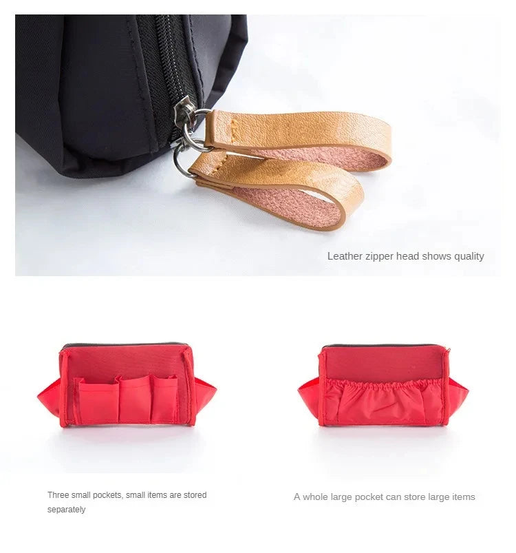 2024 Neue Kosmetiktasche für Damen, einfarbig, koreanischer Stil, Make-up-Tasche, Kulturbeutel, wasserdichter Make-up-Organizer, Luxustasche