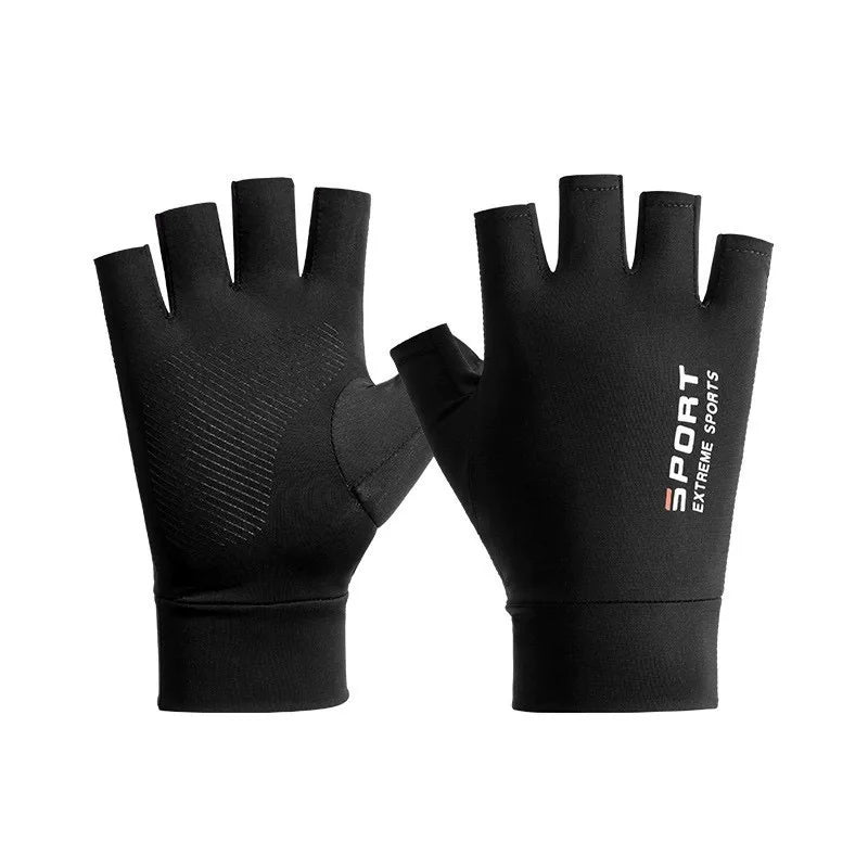 Summer Anti-UV Cooling ‌Ice Silk Arm Sleeves Breathable Stretchy Cover UV Protection Sun Sleeves for Cycling Running Sports